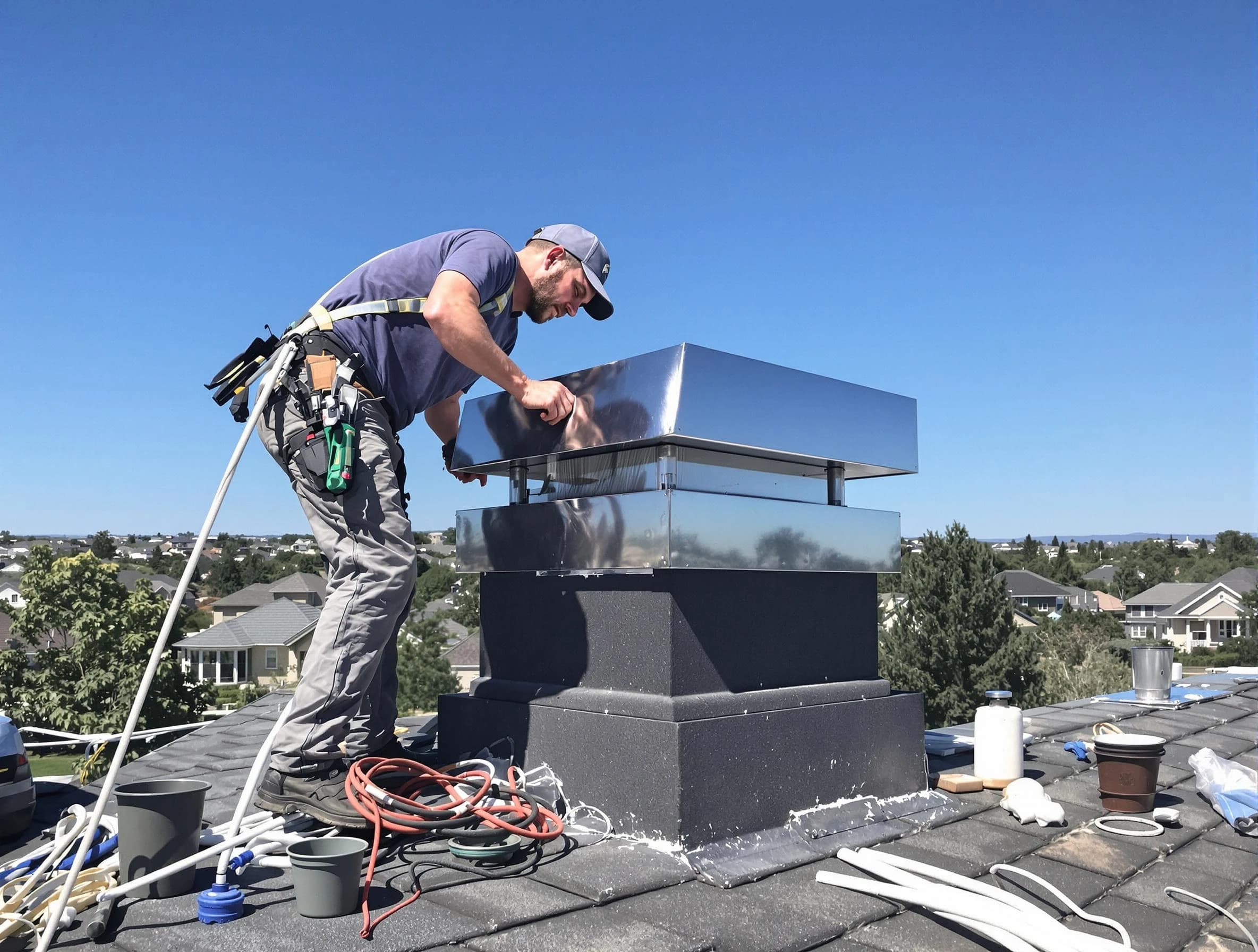 Chimney Cap Services service in Hampton, PA