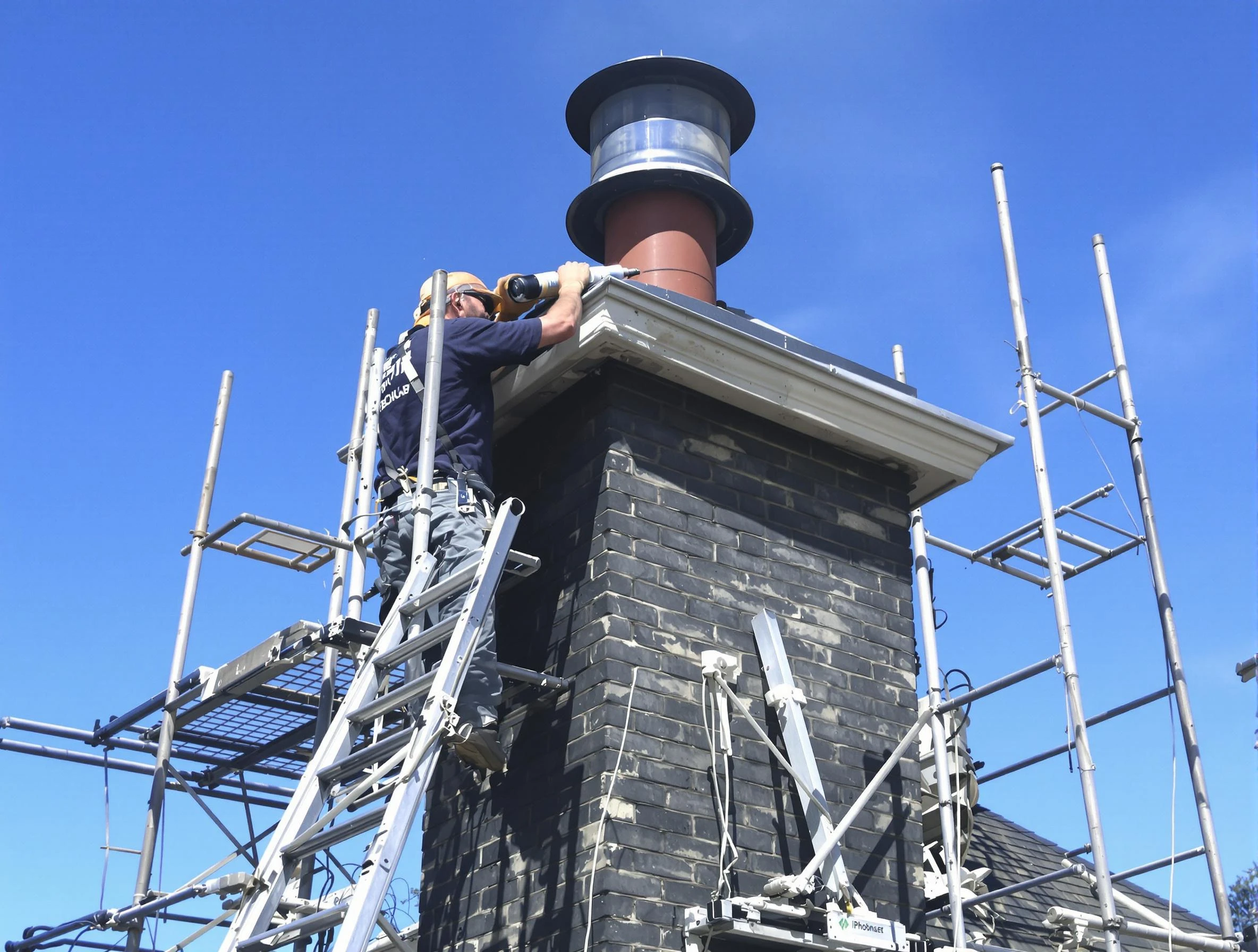 Sturdy chimney crown finished by Hampton Chimney Sweep in Hampton, PA